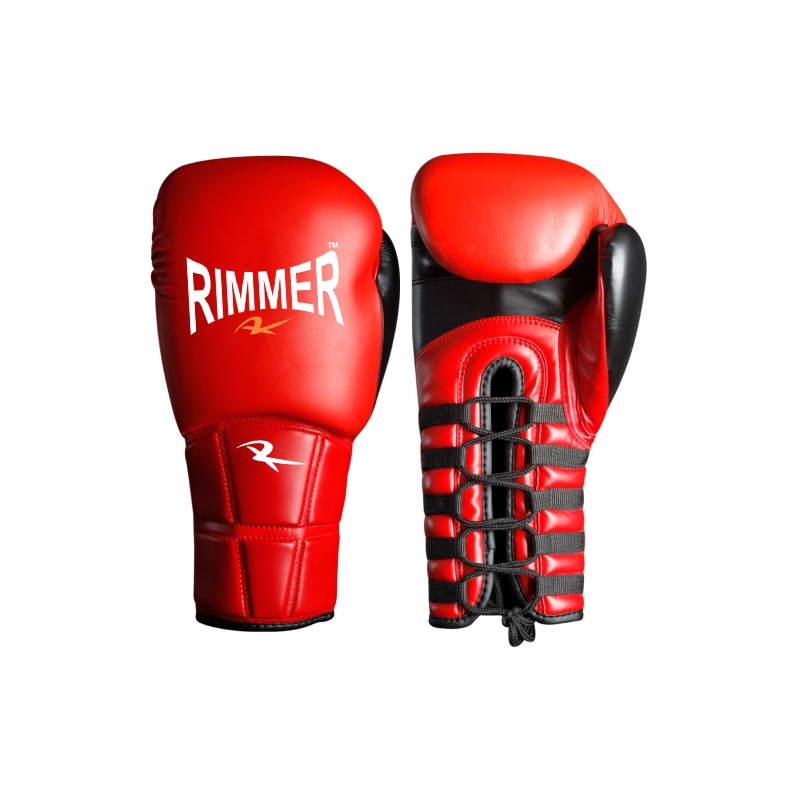 Rimmer Pro Lace Up Boxing Gloves